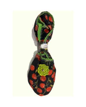 Chaussons Caprices Imprimés Cherry Vert