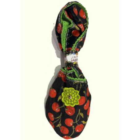 Chaussons Caprices Imprimés Cherry Vert