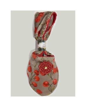 Chaussons Caprices Imprimés Cherry Rouge