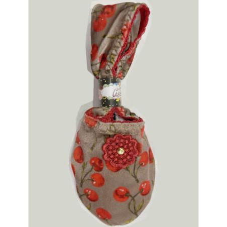 Chaussons Caprices Imprimés Cherry Rouge