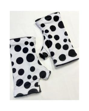 Mitaines-reversible-Lpc-Doublé-polaire-blanc-pois-noirs