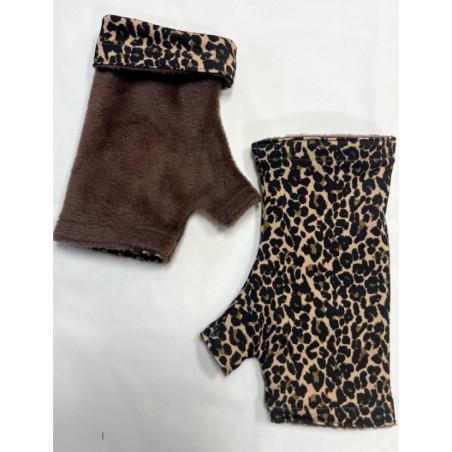 Mitaines Hiver Léopard reversible Caprices