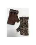 Mitaines Hiver Léopard reversible Caprices