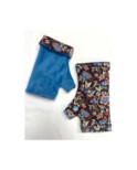 Mitaines Hiver Lilaya Bleu   reversible Caprices