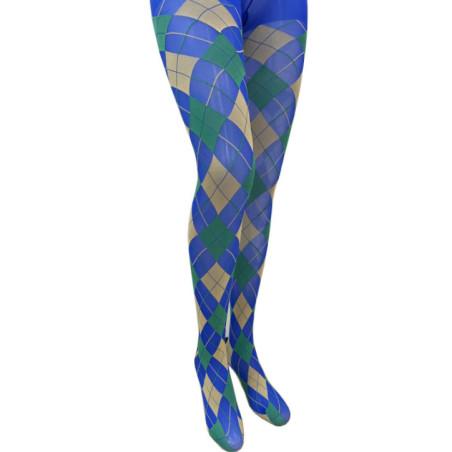 collant-Les-petits-caprices-argyle-bleu-royale-entier