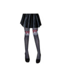 Collants les p'tits Caprices plumetis noirs et noeuds pap