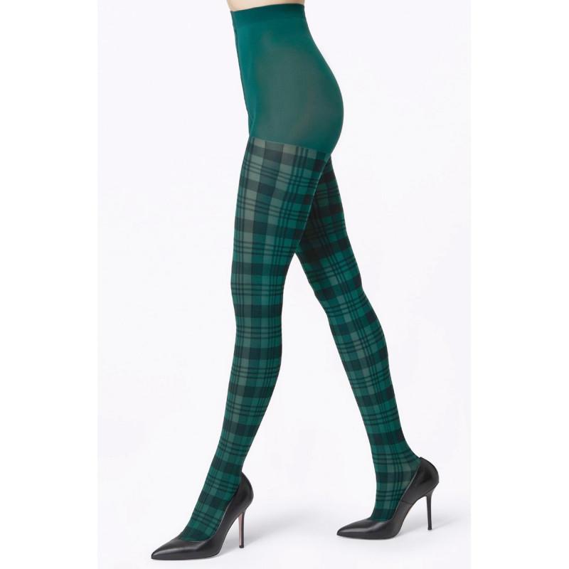Collant Pierre Mantoux opaque Tartan