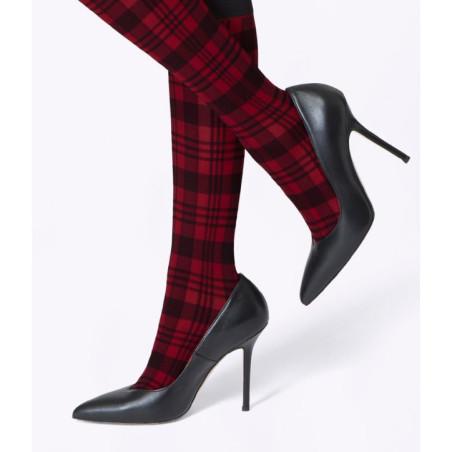 Collant Pierre Mantoux opaque Tartan