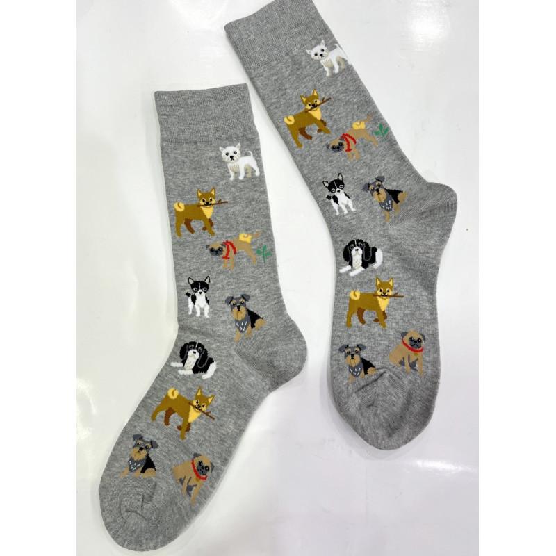 Chaussettes Fantaisie Chiens qui jouent