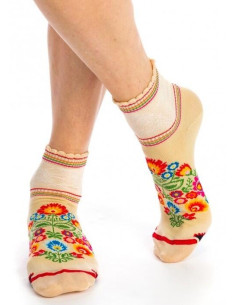Socquettes Fleuries squaw Fil de joie