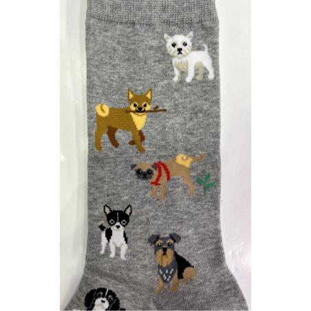 Chaussettes Fantaisie Chiens qui jouent