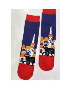 Chaussettes Ghibli Chats de Kiki et l'horloge