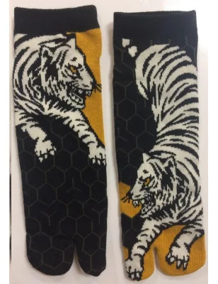 Socquettes Tabis Combat de tigres