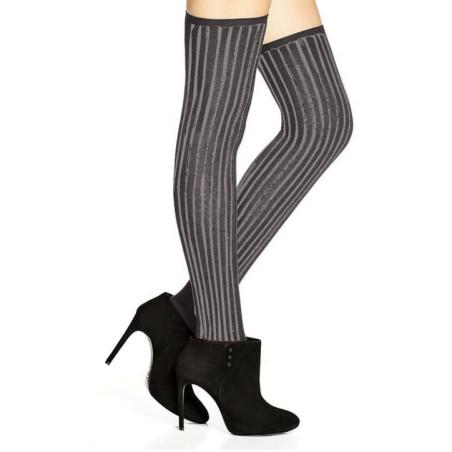 Chaussettes Hautes Coton Cotes Chinées tendance