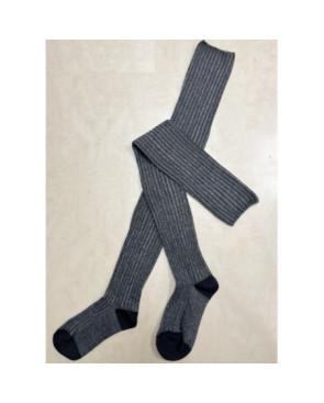  jambière-LPC-coton-Cotes--bicolore-noir-gris-a-plat