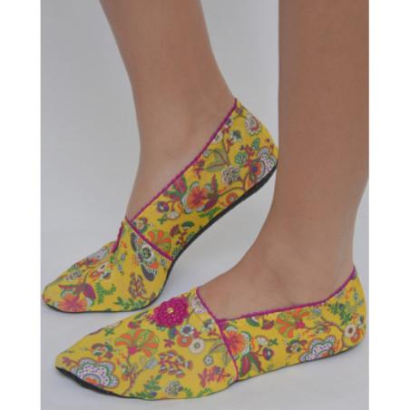 Chaussons  Les Petits Caprices Lilaya jaune