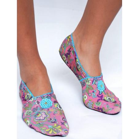 Chaussons  Les Petits Caprices Lilaya Baby Rose