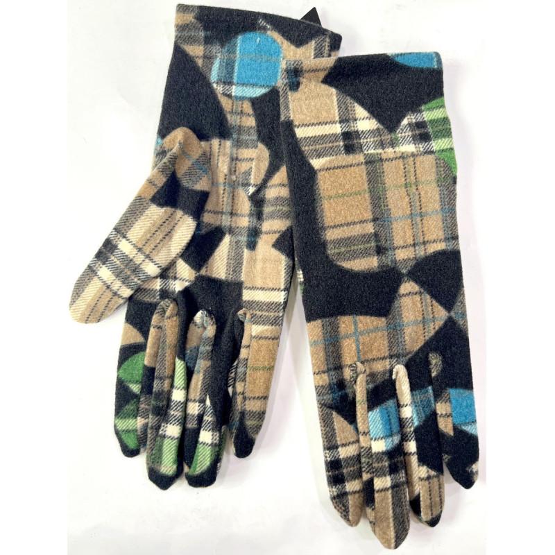 Gants Ixli Polaire Tartan Aberdeen Taupe