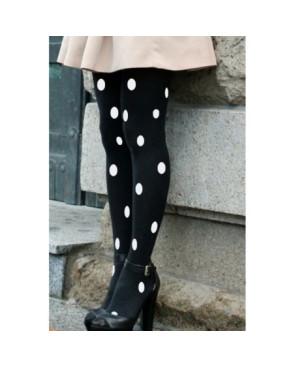 Collant-sakura-voilà-noir-pois-blancs