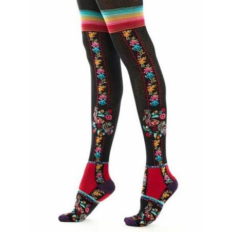 Collant Hiver Dub et Drino Mexico Fleuri