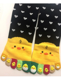 Chaussettes 5 Doigts petit poussin love 2