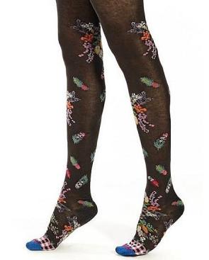 Collant Hiver Fil de Joie Plumes Mangroove Brun