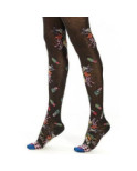 Collant Hiver Fil de Joie Plumes Mangroove Brun
