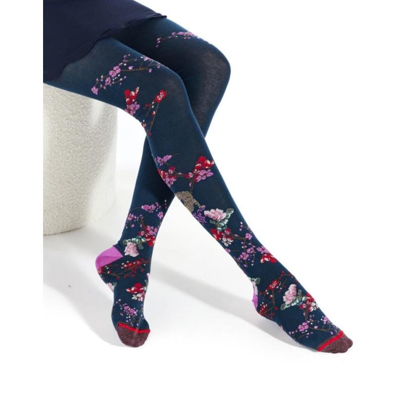 Collant Hiver Fil de Joie Pronus branche Fleurie