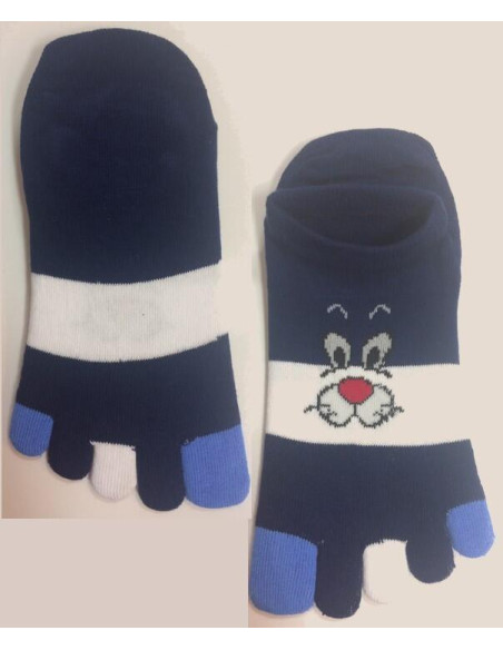 Socquette 5 Doigts Gros minet