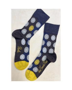 Chaussettes hiver Berthe aux grands Pieds cocardes psychédéliques