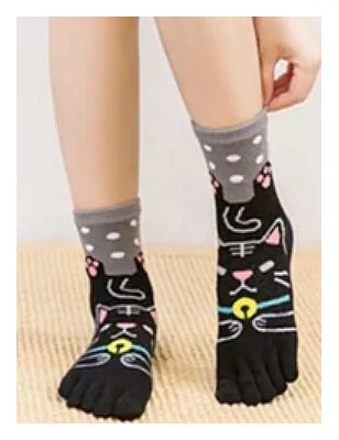 Chaussettes à doigts de pieds Le Chat