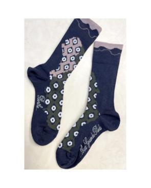 chaussettes-Berthe-aux-gands-pieds-Femme-hiver-laine-losanges-art-moderne