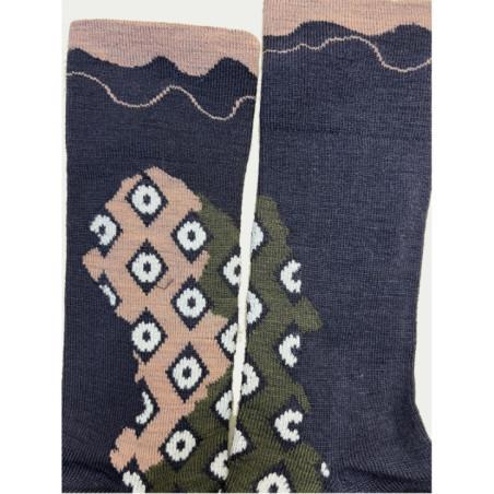Chaussettes Berthe aux Grands Pieds losange art moderne