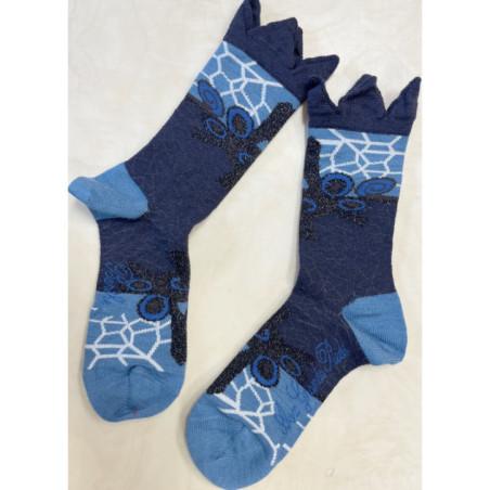 Chaussettes Berthe aux Grands Pieds hiver Mosaique