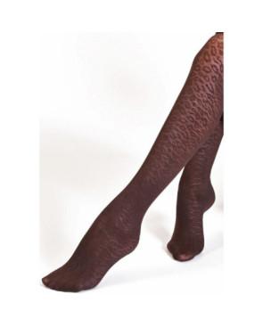Collant Fauve Philippe Matignon Léopard Choco