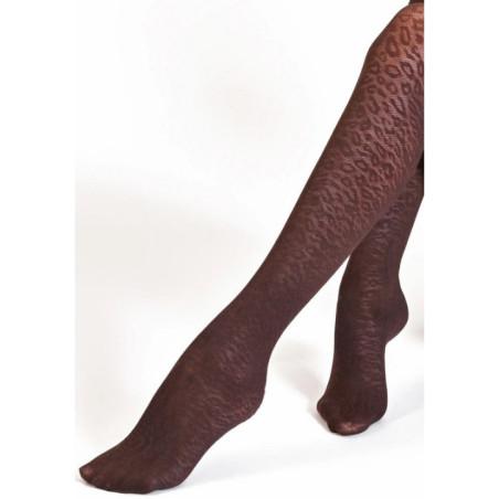 Collant Fauve Philippe Matignon Léopard Choco