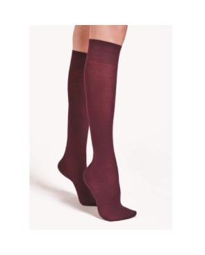 Mi-bas-Kachmire-Phiplipp-matignon-fine-laine-bordeaux