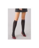 Mi bas Pieds de poule Fleuri Philippe Matignon