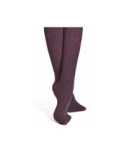 Mi bas Pieds de poule Fleuri Philippe Matignon