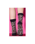 Chaussettes Chaussons léopard Sisi coton bouclette