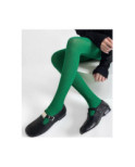 Collant coton fine cotes couleur tendance