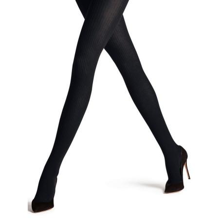 Collant coton fine cotes couleur tendance