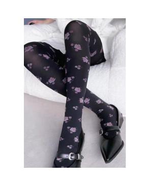 Collant opaque Violette Fleurie