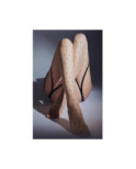 Collant Porte Jarretelles Plumetis naturel