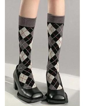 MI-BAS-COTON-ARGYLE-noir-gris