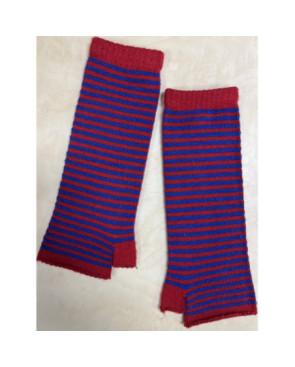  mitaines-rayures-bicolores-lpc-rouge-bleu-a-plat