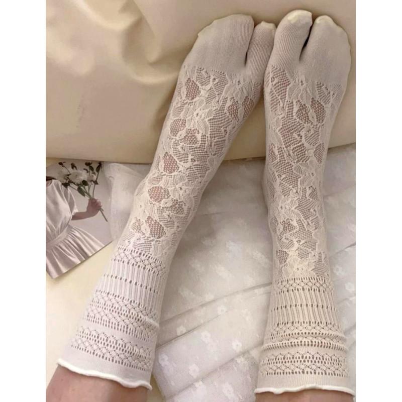 Chaussettes Tabis Dentelle microfibre