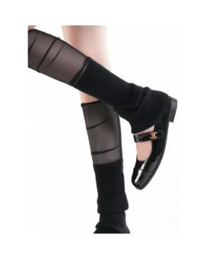 Guêtres-coton-laine-fine-cote-tulle-noir