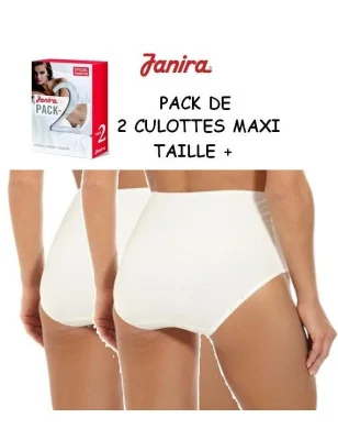 Lot De culotte Coton JAnira Maxi grande taille
