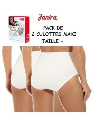 Lot De culotte Coton JAnira Maxi grande taille